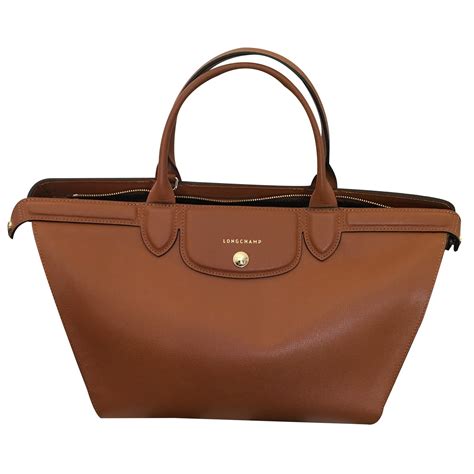 Sacs à Main Longchamp Pliage Heritage Cuir Caramel Ref 21945 Joli Closet