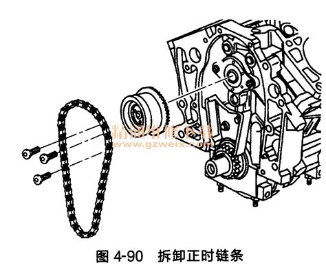 君越6缸正时链条图别克gl830正时链条图别克陆尊v6正时链条图大山谷图库