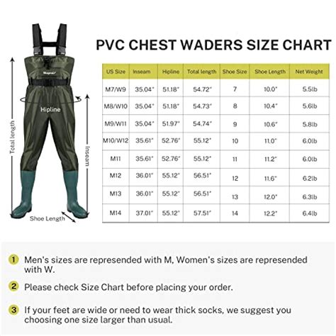 Gonex Chest Waders Hunting Fishing Waders For Men Women With Boots