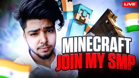 🇮🇳 Hindi Live Minecraft Survival Hindi Join My Smp Java Pocket 247 Minecraftlive Hindcraft