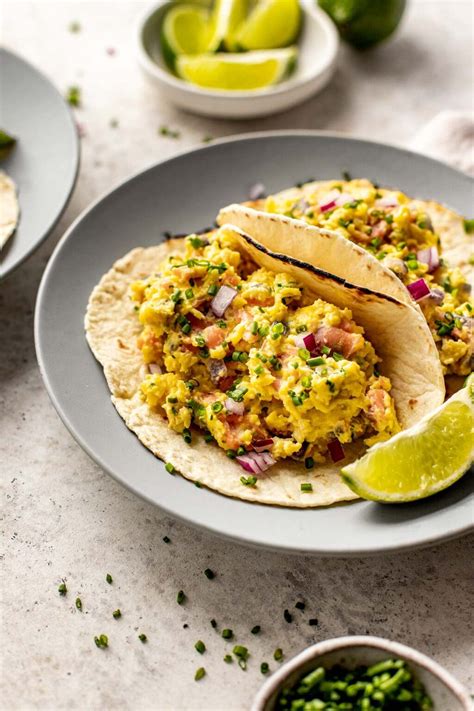 Minute Smoked Salmon Breakfast Tacos Well Seasoned Studio