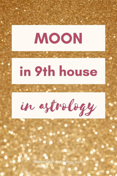 Meaning Of A Natal Moon In The Ninth House Astrology