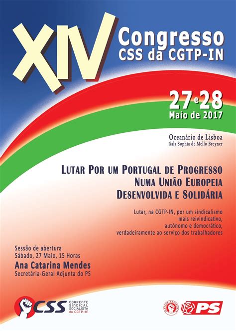 CSS Da CGTP IN XIV Congresso Da Corrente Sindical Socialista Da CGTP IN