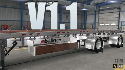 Flatbed Benson Mod American Truck Simulator Youtube