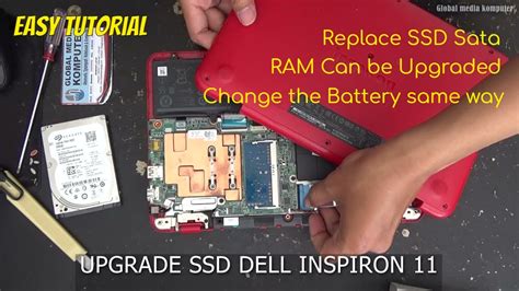 Easy Tutorial Upgrade Replace Ssd Laptop Dell Inspiron 11 P24t Bisa Upgrade Ram Computer