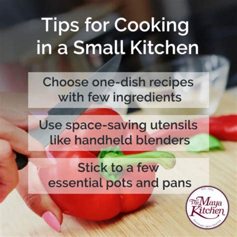 Tips For Cooking In A Small Kitchen Online Recipe The Maya Kitchen