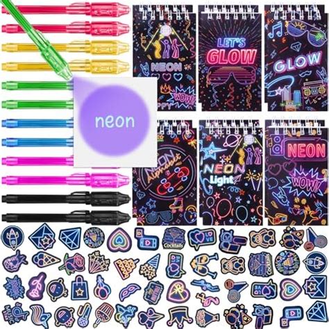 Amazon Winrayk 74Pcs Glow In The Dark Party Favors Neon Birthday