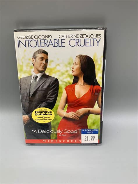 Intolerable Cruelty DVD 2004 Widescreen Edition NEW M27 BLUE