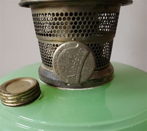 Antique Aladdin Green Moonstone Hanging Kerosene Lamp Vintage Oil Lamp Ebay