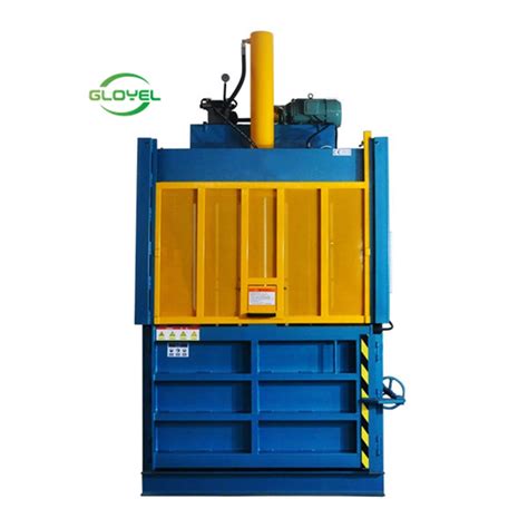 Electric Hydraulic Vertical Paper Cardboard Plastic Film Baler Press