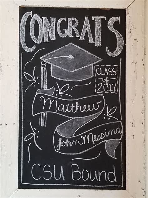 Graduation Chalkboard Graduation Chalkboard Graduation Party