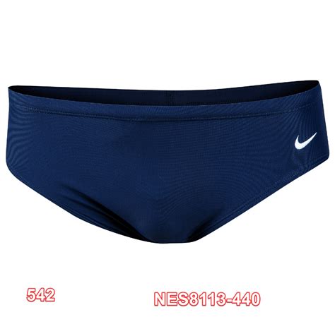 Nike Mens Solid Racing Briefs Swimsuit Swimwear Swim Bottoms Navy 30