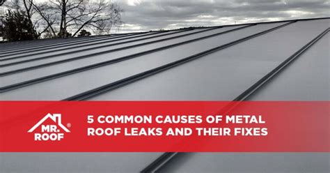 Nashville Roofing Companys Guide To Metal Roof Leaks Mr Roof