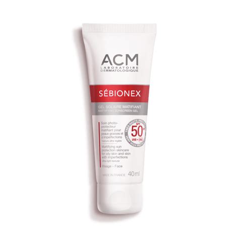 ACM Sebionex gel écran solaire matifiant spf50 40ml E Parapharmacie