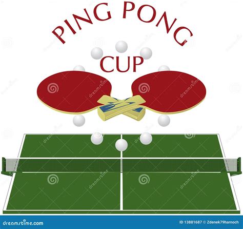 Ping Pong Logo Stock Vector Illustration Of Sport 13881687