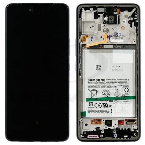 Wy Wietlacz Lcd Do Samsung A Galaxy A G Czarny Z Bateri Gh