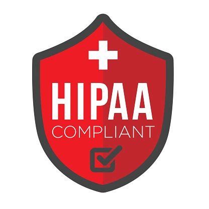 Hipaa Compliance Icon Graphic Stock Clipart Royalty Free Freeimages