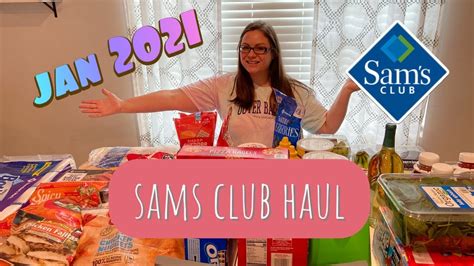 Huge Sams Club Haul Shop With Me January 2021 Youtube