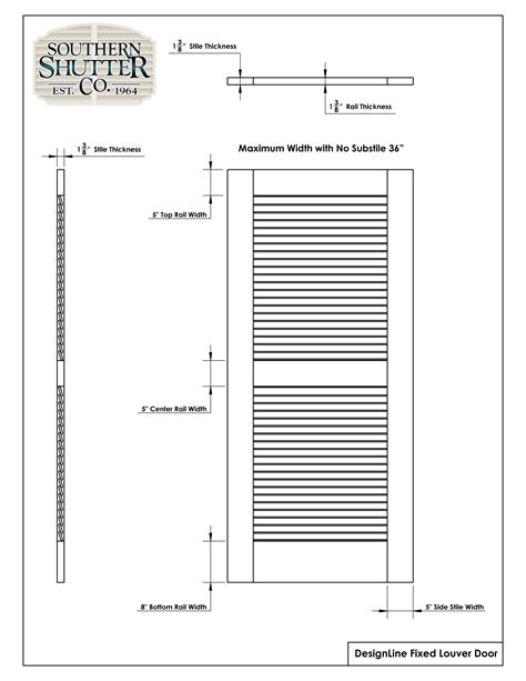 Fixed Louver Doors