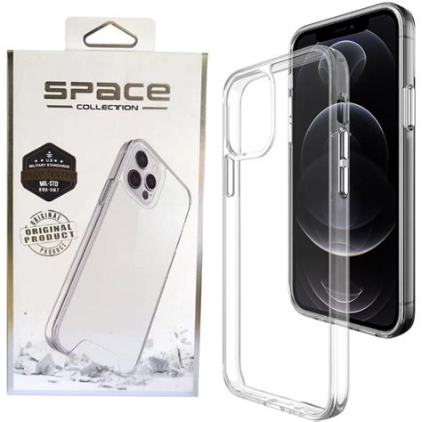 Capa Iphone Pro Max Silicone Space Premium Transparente Pel Cula