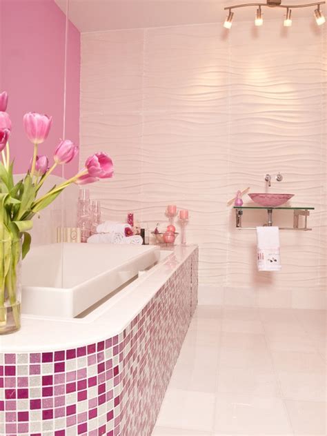 24 Pink Glitter Bathroom Tiles Ideas And Pictures 2022