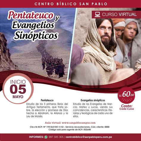 San Pablo Per Curso Virtual Pentateuco Y Evangelio Sin Pticos