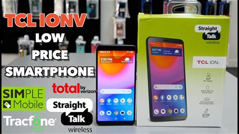 Tcl Ionv Unboxing Review Or Straight Talk Simple Mobile Total By