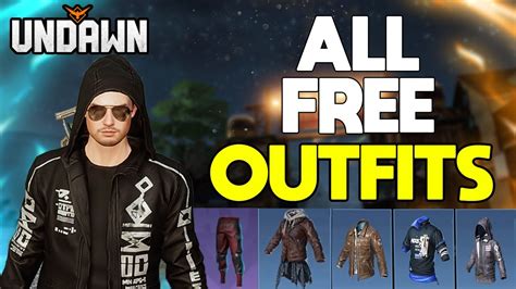 All Free Outfits And Skins That You Can Have In Undawn Mobile YouTube