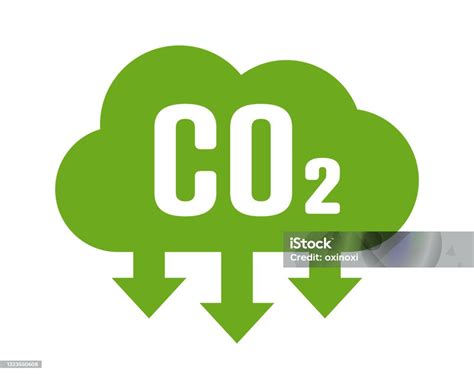 Co2 Reduction Cloud Eco Vector Icon Stock Illustration Download Image Now Carbon Dioxide