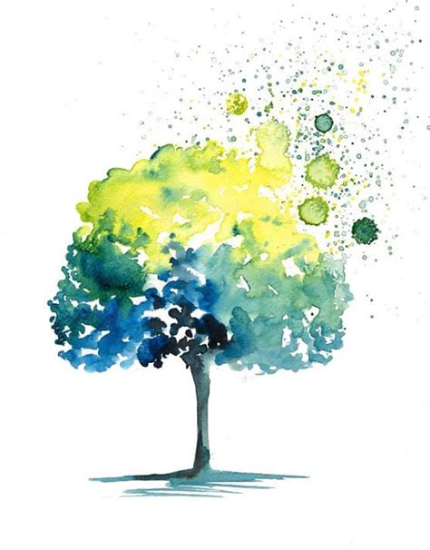 Pin by Kootsie Cunial on Cartes | Tree art, Original watercolor ...