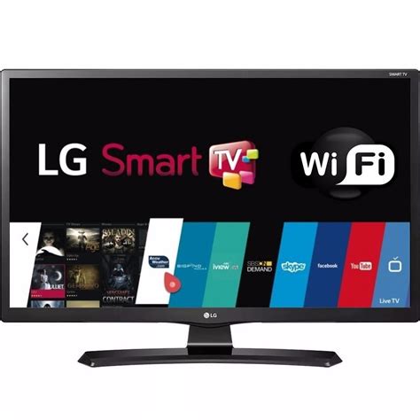 TV Monitor Smart LED 23 6 HD LG 24MT49S PS Wi Fi WebOS Conversor