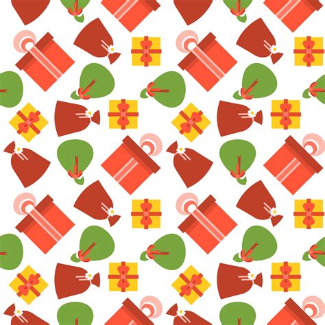 Present T Box Seamless Pattern Suitable For Use As Wrapping Paper