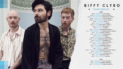 Biffy Clyro Plot Autumn 2020 UK And Ireland Arena Tour Ticket Details