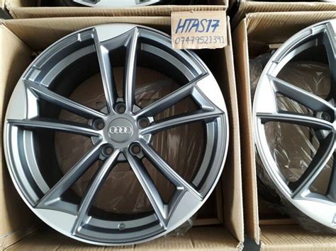 18 Inch Alloy Wheels Grey Audi A3 A4 A6 5x112 Rotor Roto Rota Tt Ts