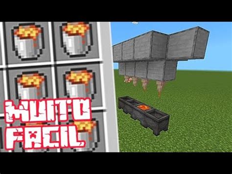 Como Fazer Uma Farm De Lava No Minecraft Youtube