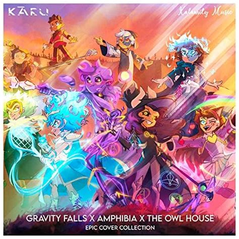 Amazon Gravity Falls X Amphibia X The Owl House Epic Cover