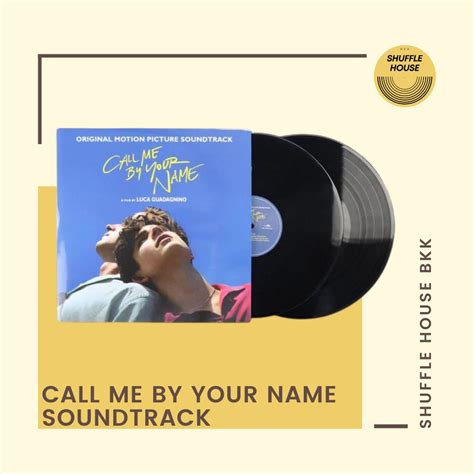 (จัดส่งฟรี) Call me by your name Soundtrack Vinyl แผ่นเสียง/แผ่นไวนิล ...