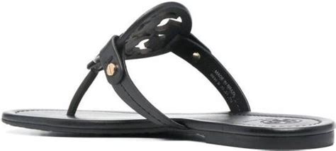 Tory Burch Miller Leren Sandalen Zwart Schoenen Nl