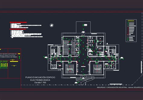 Fire Evacuation Plan DWG Plan for AutoCAD • DesignsCAD