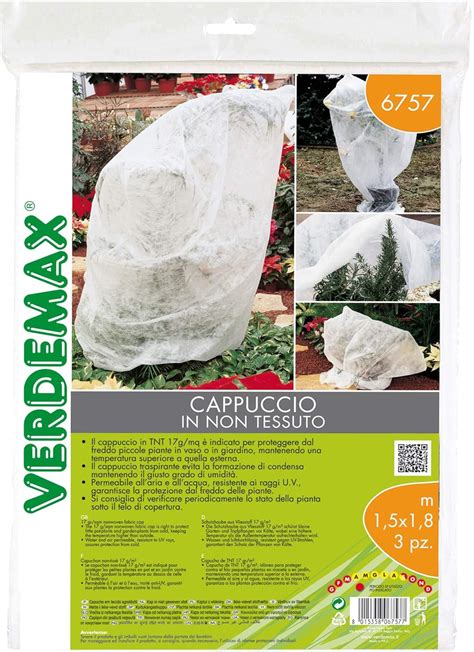 Verdemax 6757 Cappuccio Protezione Piante In TNT 17 G Mq Amazon It