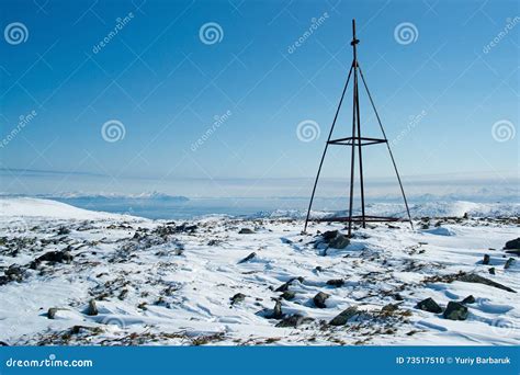 A Triangulation Station At Kolyma Stock Photo Image Of Triangulation