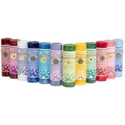 Lotus Candles, Candles with Crystals | Peacefulmind.com