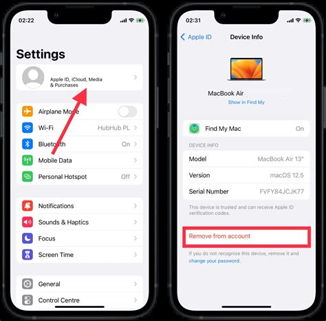 how to unsync an iphone from a mac