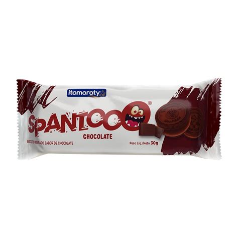 Biscoito Recheado Itamaraty Mini Spantoo Sabor Chocolate 30g Shopee