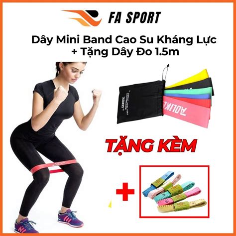 Dây Mini Band Dây Cao Su Kháng Lực Aolikes Tập Chân Mông Al 3601