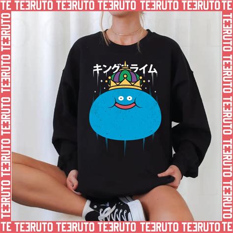 Blue Design Dragon Quest The King Slime Monster Unisex Sweatshirt - Teeruto