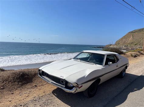 Amc Javelin White Rwd Automatic For Sale