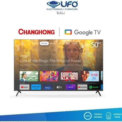 Jual CHANGHONG U50H7PRO Google Tv 4K UHD Smart Tv 50 Inch Shopee