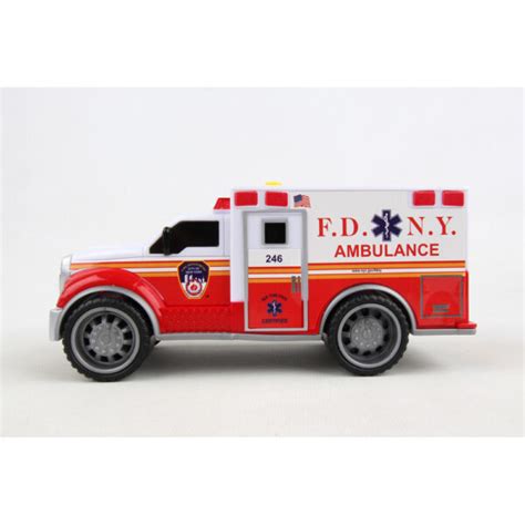 Fdny Ambulance W Lights Sound Daron Playwell Canada Toy Distributor