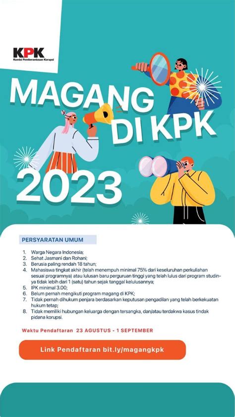 Program Magang Di Lingkungan Komisi Pemberantasan Korupsi Tahun 2023